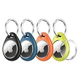 UNBREAKcable for Apple AirTag Holder 4 Pack Waterproof Case with Keychain