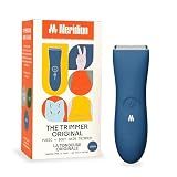 MERIDIAN The Trimmer Original - Body Hair Trimmer for Men, Electric Shaver for Pubic Hair, Chest, Legs & Bikini, Waterproof & Rechargeable, Ocean