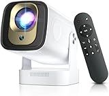 [ Auto Focus / Keystone ] Smart Projector with Wifi and Bluetooth 5.4, SALANGE 1080P Native Projectors 4K, Short Throw Projector w Built in Apps, Android 11, Mini Portable Proyector HY260pro