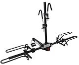 MaxxHaul Platform Bike Rack for 2 Bikes - Hitch Mounted Tray Carrier for SUV, Van, & Truck - Adjustable Tire Cradles & Foam Padded Hooks - Fits 2" Class III & IV Hitches (50027)