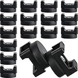 Yookeer 15 Pcs Magnetic Zip Tie Mount Base Black Magnetic Cable Clips Wire Holder Multipurpose Cable Ties Management Base Electrical Supplies for Wire (22 mm)