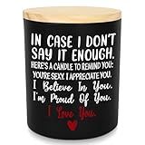 TEEZWONDER Anniversary Wedding Gifts for Women Men - Long Lasting Vanilla Lavender Candle 10 Oz - Romantic Gifts for Him Her Girlfriend Boyfriend, Birthday Gift Ideas