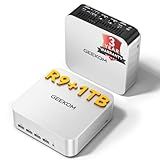 GEEKOM [2026 Edition Multitasking Mini PC AI A7 MAX with AMD Ryzen 9 7940HS(Beats 8745HS) 16GB DDR5 &1TB SSD(Expandable) Radeon 780M Gaming Mini Desktop Computers for Creator&Office|3-Year Coverage
