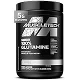 Muscletech 100% L-Glutamine Powder for Enhanced Muscle Recovery - Pure L Glutamine Muscle Growth Builder & Energy Boosting Nutritional Supplement for Men & Women - Unflavored, 60 Servings