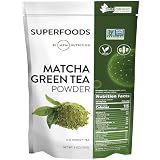 MRM Nutrition Superfoods Matcha Green Tea Powder - Grown In Japan, Superfood Powder for Matcha Lattes, Smoothies & Baking -Vegan, Gluten-Free and Non-GMO verified - 42 Servings
