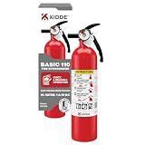 Kidde Basic 110 Fire Extinguisher for Home, 1-A:10-B:C, FA110G, 1 Pack