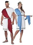 California Costumes, Adult Party Toga Costume Large/X-Large Multi, Red/Blue
