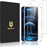 UNBREAKcable 2-Pack Screen Protector for iPhone 12 / iPhone 12 Pro, Double Shatterproof Tempered Glass [Easy Installation] [9H Hardness] [99.99% HD Clear] [Case Friendly] for iPhone 6.1 inch