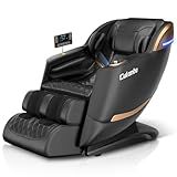 Culanta Massage Chair Full Body, Zero Gravity SL-Track Shiatsu Massage Recliner Chair with Body Scan, Airbags, Foot Rollers, Deep Yoga Stretch, Heating (U1-Black)