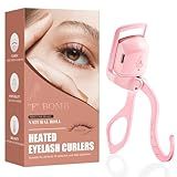 2025 C-Shaped Heated Eyelash Curler Fast Heat Up in 5s - Rechargeable Electric Eyelash Curler for 24H Long Lasting Curls - Safe Anti-Burn Lash Curler Elevate Your Beauty with Stunning Lashes