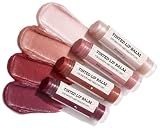 Earth's Daughter Tinted Lip Balm 4 Pack of Assorted Colors - Beeswax, Coconut Oil, Cocoa Butter, Vitamin E - Moisturize and Beautify - Paraben Free