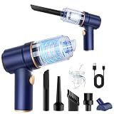 KMM Handheld Car Vacuum Cleaner, Hand Held Vacuum Cleaner and Air Duster