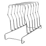 Stainless Steel Sous Vide Steak Divider Rack, 5 Pieces Detachable Holder