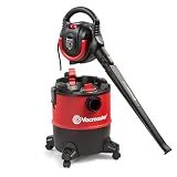 Vacmaster VBVB611PF 1101 6 Gal 5 Peak HP Wet/Dry Vac w. Detachable Blower