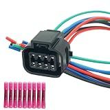 Micarun 8 Pins Headlights Harness Connector Pigtail Plug for Hyundai Sonata 2015-2017 Replaced OE 92101-C2000 92102-C2000 HY2503183