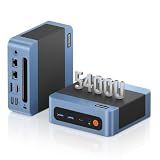 BOSGAME E5 Plus Mini PC Ryzen 5400U, 8GB Upgradable RAM 256GB SATA SSD