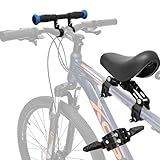 Auwey Kids Bike Seat Child Bike Seat Front Mount Toddler Bike Seat for 2-5 Years Child Bicycle Seats with Foot Pedals Compatible with All Adult Mountain Bikes