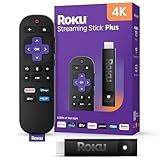 Roku Streaming Stick Plus - 4K & HDR Roku Streaming Device for TV with Voice Remote - Free & Live TV