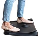 Topo Mini Comfort Mat by Ergodriven | The Smaller Not-Flat Anti-Fatigue Standing Desk Mat with Calculated Terrain | Accessories | Obsidian Black