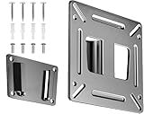 Nuyoah Monitor Wall Mount for 14”-27” TVs LED LCD Flat Screen, Small TV Mount for Computer Monitors, RV TV Mount Camper Fixed Low Profile with 100x100mm VESA Mount, Hold up 33lbs