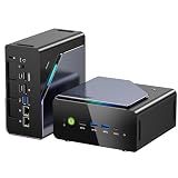GMKtec K12 Gaming Mini PC Oculink AMD Ryzen 7 H 255 (Upgraded 8745HS) 32GB DDR5 RAM 512GB SSD, Desktop Computer Radeon 780M Graphics, 3X M.2 2280 Storage Expansion, Dual NIC 2.5G, HDMI 2.1, USB4