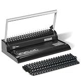Binditek Binding Machine, 19Hole, 145 Sheets, for Letter Size, Fixed Margin