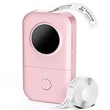 Phomemo Label Maker Machine, D30 Portable Handheld Bluetooth Mini Label Printer, Multiple Templates for Smartphone Thermal Small Label Maker Rechargeable Easy to Use for Home Office School