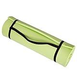 Extra Thick Yoga Mat- Non Slip Comfort Foam, Durable Exercise Mat For Fitness, Pilates and Workout With Carrying Strap By Wakeman Fitness (Green)