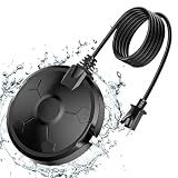 Daoeny Bird Bath Heater for Outdoors in Winter, 120W Birdbath Heater, Black
