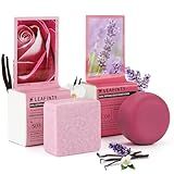 Leafinty Shampoo and Conditioner Set| Shampoo Bar | Bar Shampoo and Conditioner for Curly, Wavy & Kinky Hair | Vegan & Zero Waste| Eco-Friendly 6.68oz (Lavanilla Scent)