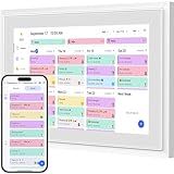 Digital Calendar,10.1 Inch Smart Electronic Calender Family Planner,IPS HD Touch Screen Home Interactive with WiFi App Control,AI Meal Schedule, Duty Chart,Achievement Rewards-Share Photos,Videos and Sound Reminder,Gifts for Women Men Mom Dad,Desk Calendar Refills