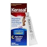Kerasal Nighttime Intensive Foot Repair,Smooth Cracked Heels, Ointment, 1oz