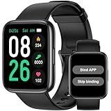 Pautios Pedometer Watch Senior Friendly No App/Phone Required, Waterproof Fitness Tracker Watch with Step Counter Calories/Sleep Tracker for Walking Running for Men Women