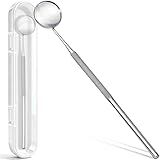 G.CATACC Dental Mirror, Stainless Steel Dentist Tool for Teeth Cleaning Mouth Inspection Mirror with Storage Box