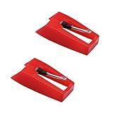 Record Player Needle, Gartopvoiz Diamond Stylus Replacement for Turntable, LP, Phonograph(Pack of 2) by Gartopvoiz