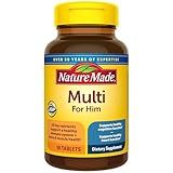 Nature Made Multivitamin for Him, Mens Multivitamins with No Iron, Daily Nutritional Support, Nature Made Multi Mens Vitamins & Minerals, 90 Tablets, 90 Day Supply