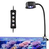 hygger 36W Saltwater Aquarium Light, Reef Light for Corals with Timer Adjustable Color and Brightness, Fish Tank Light with Controller for Marine Aquarium LED 16 to 20-Inch