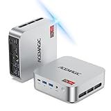 ACEMAGIC Mini Gaming PC AMD Ryzen 7 6800H 11 Pro (Up to 4.7GHz) 32GB RAM 1TB SSD, Radeon 680M Triple 4K Display Mini Computers Desktop Micro Small Pc for Gaming/Office 3.2Type-C/LAN 2.5G/BT5.2/WiFi 6