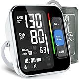 Blood Pressure Monitors for Home Use Upper Arm, Accurate Cuff 8.7”-15.7” Monitor with Large Backlight Display 2 Users 240 Sets Memory & HR Detection, Digital BP Machine with Carrying Case