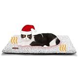 Self Warming Cat Bed Self Heating Cat Dog Mat 24 x 18 inch Extra Warm Thermal Pet Pad for Indoor Outdoor Pets with Removable Cover Non-Slip Bottom Washable Non Electric