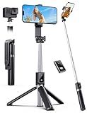 ANXRE Extendable Selfie Stick with Wireless Detachable Remote