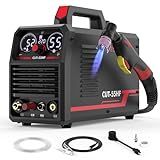 YESWELDER CUT-55HF Plasma Cutter, High Frequency 55Amp Non-Touch Pilot Arc Air Power, Large Digital Display 110/220V Dual Voltage IGBT Inverter Plasma Cutting Machine
