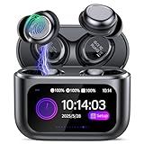 ZYHKON Sleep Earbuds Bluetooth 5.4 in Ear Touch Screen Sleep Headphones, Small Design Mini Sleep Earbuds for Side Sleepers with Sleep Mode, 48H Playtime Sleep Earphones Clear Calls, 5 EQ Modes, Black