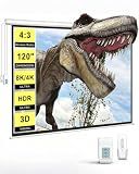 DINAH 120 Inch Electric Projector Screen with Remote