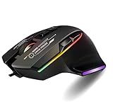 Wired Gaming Mouse, Gaming Mouse with RGB Backlit, 7200DPI Adjustable, PC Gaming Mice with 7 rogrammable Macro Buttonsg, Ergonomic Mouse Gamer for PC, Desktop, Mac,Laptop, Chromebook. (Black)