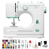 Rxmeili 12-Stitch Portable Sewing Machine for Beginners with 42-Piece Kit