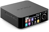 Eversolo Play | Music Streamer with DAC & Amplifier 60W×2ch(8Ω) / 110W×2ch(4Ω) | 5.5" LCD Touchscreen, Support Room Correction & Multi Room System, Stream Qobuz, Tidal&More | Black (CD Edition)