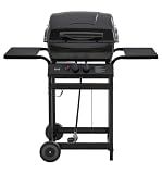 Feasto 2 Burner Propane Gas Grill for Outdoor Cooking and BBQ, Black