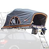 Roofnest Meadowlark Soft Shell Roof Top Tent for Car Camping and Overlanding, Lightweight, Waterproof, 2 Person Tent, Easy Assembly, Universal Mounting Brackets Included