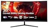 acer Nitro 29.5 Inch 1500R Curved Zero-Frame UWFHD 2560 x 1080 Gaming Monitor | AMD FreeSync Premium | Up to 200Hz | 1ms VRB | VESA Mountable | Two Display Port 1.4 & Two HDMI 2.0 | ED306C Xbmiippx